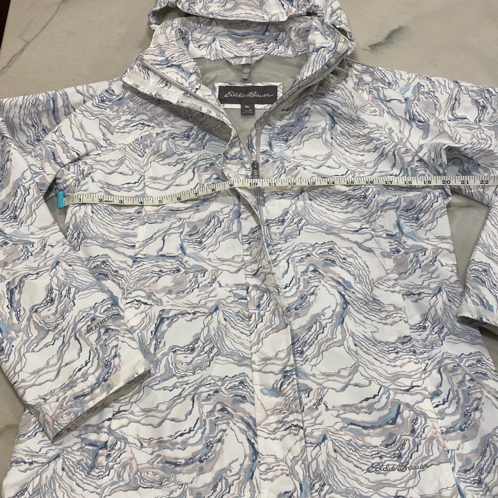 Eddie Bauer Jacket size Medium White Multicolor WeatherEdge - Picture 9 of 16